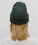 DOODLE BEAR BEANIE IN DARK GREEN image 6