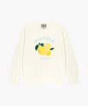 KIDS CITRON KNIT PULLOVER IN IVORY image 6