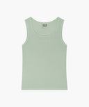 W REGULAR LOGO SLEEVELESS IN MINT image 6