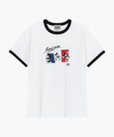 [MARITHE_DISNEY] MICKEY_FRENCH RINGER TEE IN WHITE image 6