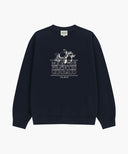 LEMON CLASSIC LOGO SWEATSHIRT IN NAVY image 9