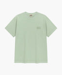 DRAWING LOGO DYEING TEE IN MINT image 6