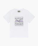 KIDS BOOK CLASSIC LOGO AEROCOOL TEE IN WHITE image 6