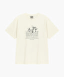 AEROCOOL LEMON CLASSIC LOGO TEE IN IVORY image 6