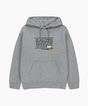 DOODLE CLASSIC BEAR HOODIE IN HEATHER GREY image 12