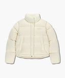 W BASIC CROP DOWN JACKET IN IVORY image 6