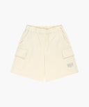 KIDS COTTON CARGO SHORTS IN CREAM image 6