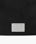 CLASSIC LOGO ROUND SUEDE SHOULDER BAG IN BLACK image 6
