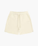W LACE DETAIL SWEAT SHORTS IN IVORY image 6