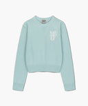 MARITHÉ SPORT W M+FG LOGO CROP PULLOVER IN SKY BLUE image 6