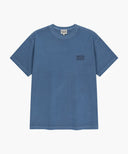 DRAWING LOGO DYEING TEE IN BLUE image 6