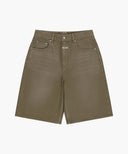 M BERMUDA DENIM PANTS IN BROWN image 6