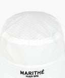 KIDS NYLON WIDE BUCKET HAT IN WHITE image 6