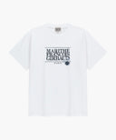 STAMP CLASSIC LOGO TEE IN WHITE image 6