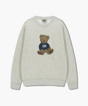 [REGEN] DOODLE BEAR SWEATSHIRT IN OATMEAL image 12
