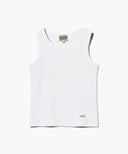 W BASIC SLEEVELESS IN WHITE image 6