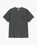 DRAWING LOGO DYEING TEE IN CHARCOAL GREY image 6