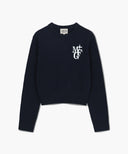 MARITHÉ SPORT W M+FG LOGO CROP PULLOVER IN NAVY image 6