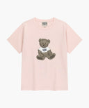 W DOODLE BEAR TEE IN LIGHT PINK image 6
