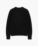 BOUCLE CLASSIC LOGO KNIT PULLOVER IN BLACK image 10