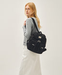 CLASSIC LOGO SMALL BACKPACK IN BLACK image 7