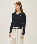 W EYELET BUCKLE BELT IN BLACK image 7