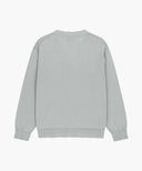 SMALL CLASSIC LOGO V-NECK KNIT CARDIGAN IN GRAY image 7