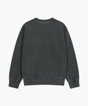 OUTLINE CLASSIC LOGO DYEING OVERSIZED SWEATSHIRT IN CHARCOAL GREY image 7