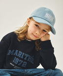 KIDS CLASSIC LOGO DENIM BALL CAP IN LIGHT BLUE image 7