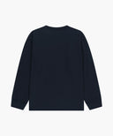DOODLE CLASSIC LOGO LONG SLEEVE TEE IN NAVY image 7