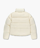 W BASIC CROP DOWN JACKET IN IVORY image 7
