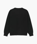 SMALL CLASSIC LOGO V-NECK KNIT CARDIGAN IN BLACK image 7