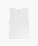W LACE DETAIL SLEEVELESS IN WHITE image 7