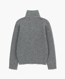 MARITHÉ SPORT COLOR BLOCK KNIT ZIP-UP IN GRAY image 7