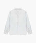 CLASSIC LOGO LINEN SHIRT IN WHITE image 13