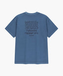 DRAWING LOGO DYEING TEE IN BLUE image 7