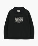 KIDS CLASSIC LOGO COLLAR SWEATSHIRT IN NAVY image 6