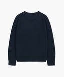 CLASSIC LOGO KNIT PULLOVER IN NAVY image 7