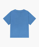 KIDS CLASSIC LOGO DYEING OVERSIZED TEE IN BLUE image 7