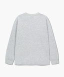 CLASSIC LOGO LONG SLEEVE IN LIGHT HEATHER GREY image 13