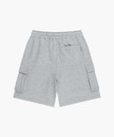 CLASSIC LOGO CARGO SWEAT SHORTS IN HEATHER GREY image 7