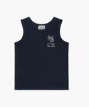KIDS TERRY SLEEVELESS+PANTS SET-UP IN NAVY image 7