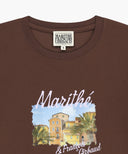 W AEROCOOL RESORT GRAPHIC TEE IN BROWN image 8