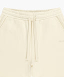 W LACE DETAIL SWEAT SHORTS IN IVORY image 8