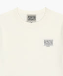W SMALL CLASSIC LOGO HALF KNIT PULLOVER IN IVORY image 10