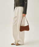 REGULAR LOGO MINI PEANUT BAG IN BROWN image 10