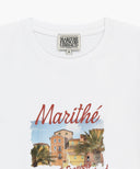 W AEROCOOL RESORT GRAPHIC TEE IN WHITE image 8