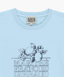 AEROCOOL LEMON CLASSIC LOGO TEE IN ICE BLUE image 8