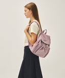 CLASSIC LOGO STOPPER POCKET BACKPACK IN GREY PINK image 8