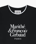 KIDS NECK POINT LETTERING TEE IN BLACK image 8